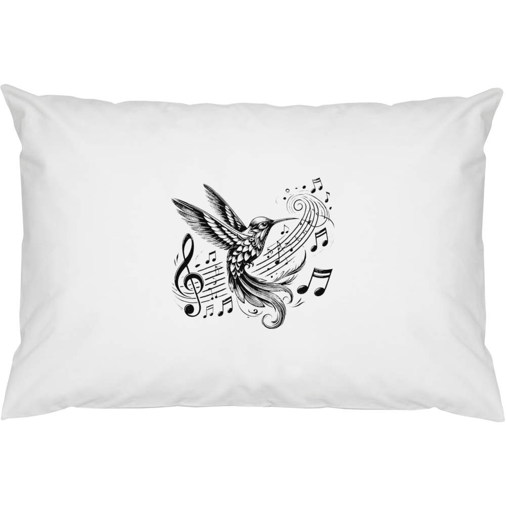 2 x 'Musical Hummingbird' Cotton Pillow Cases (PW00037341)