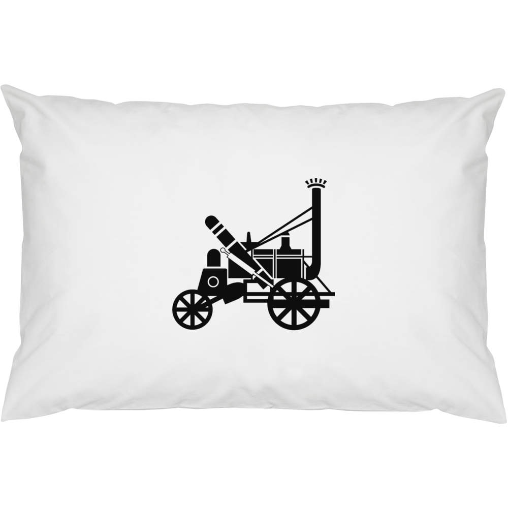 2 x 'Steam Car' Cotton Pillow Cases (PW00043406)