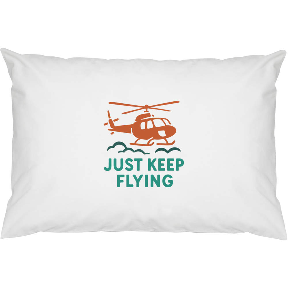 2 x 'Just Keep Flying' Cotton Pillow Cases (PW00044200)