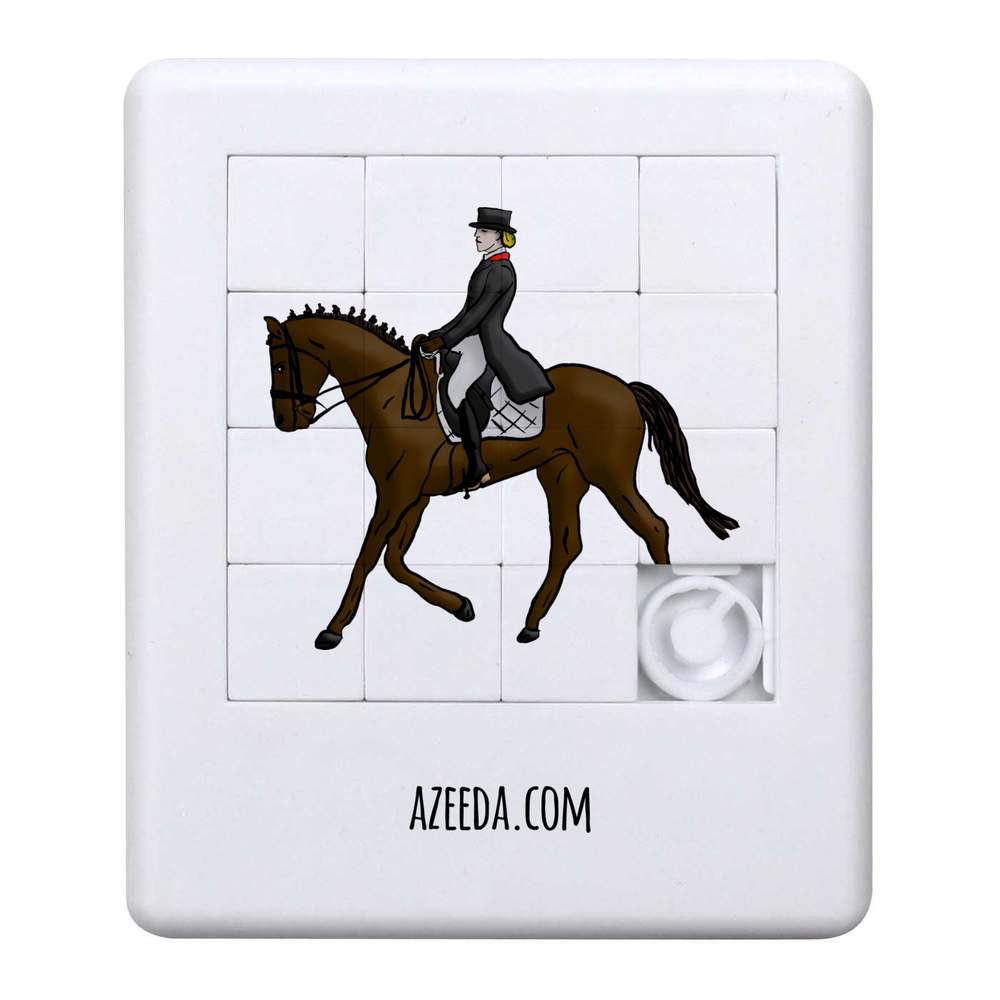 'Dressage Horse & Rider' Sliding Puzzle (PZ00014977)