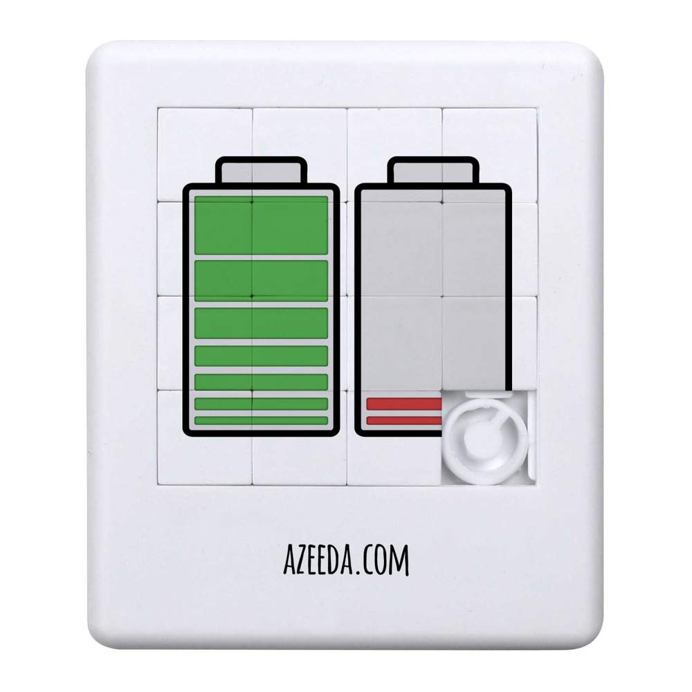 'Full & Empty Batteries' Sliding Puzzle (PZ00015784)