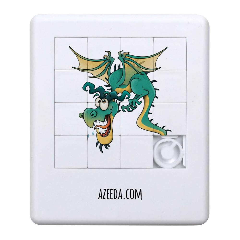 'Flying Green Dragon' Sliding Puzzle (PZ00016654)