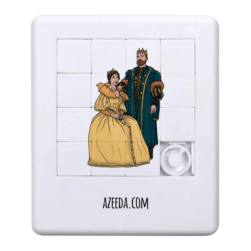 'Medival King & Queen' Sliding Puzzle (PZ00020036)