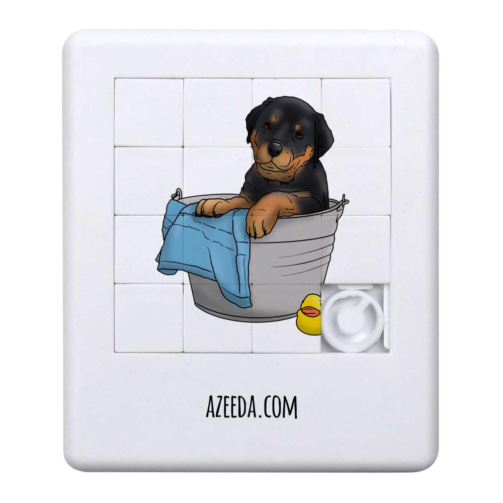 'Rottweiler Bath Time' Sliding Puzzle (PZ00020471)