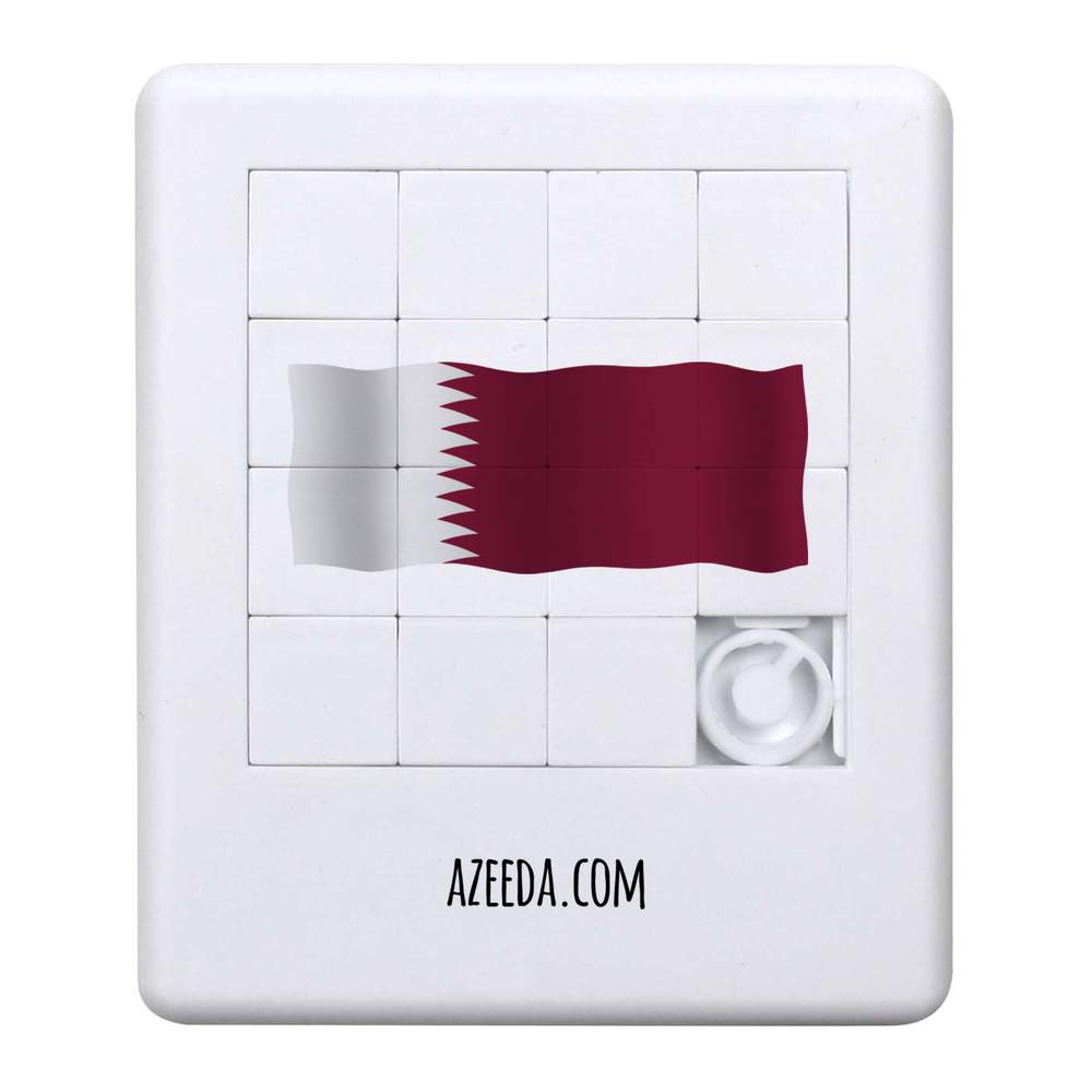 'Waving Qatar Flag' Sliding Puzzle (PZ00020618)