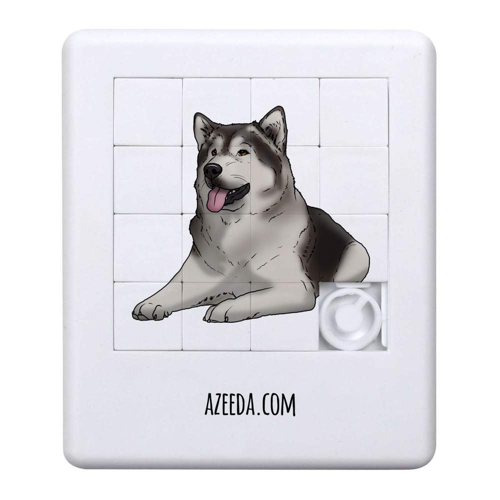 'Alaskan Malamute' Sliding Puzzle (PZ00022024)