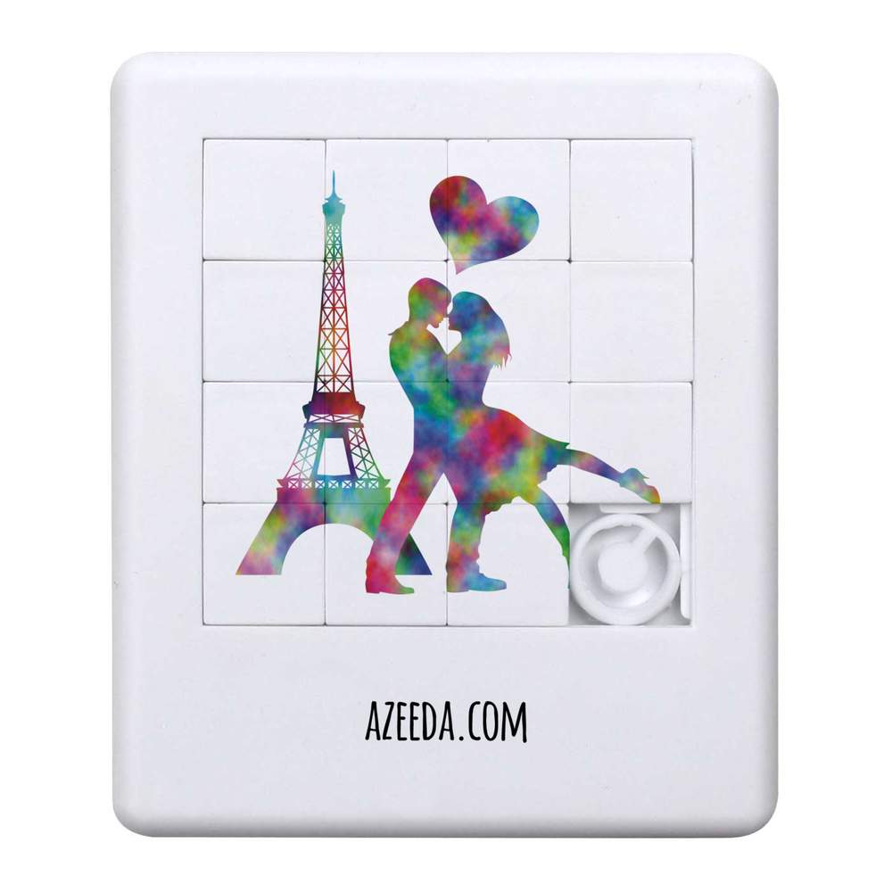 'Eiffel Tower Romance' Sliding Puzzle (PZ00022287)