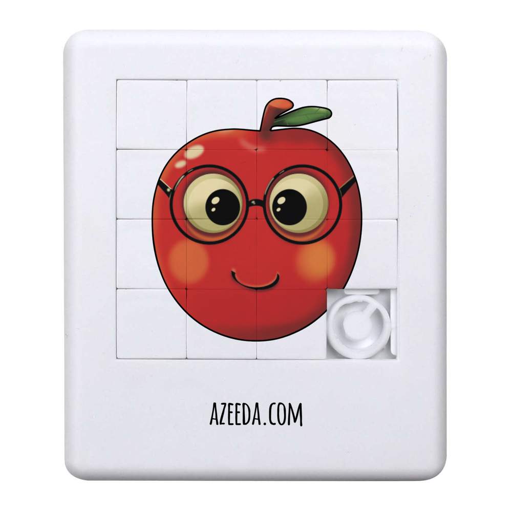 'Red Apple Cartoon' Sliding Puzzle (PZ00024699)