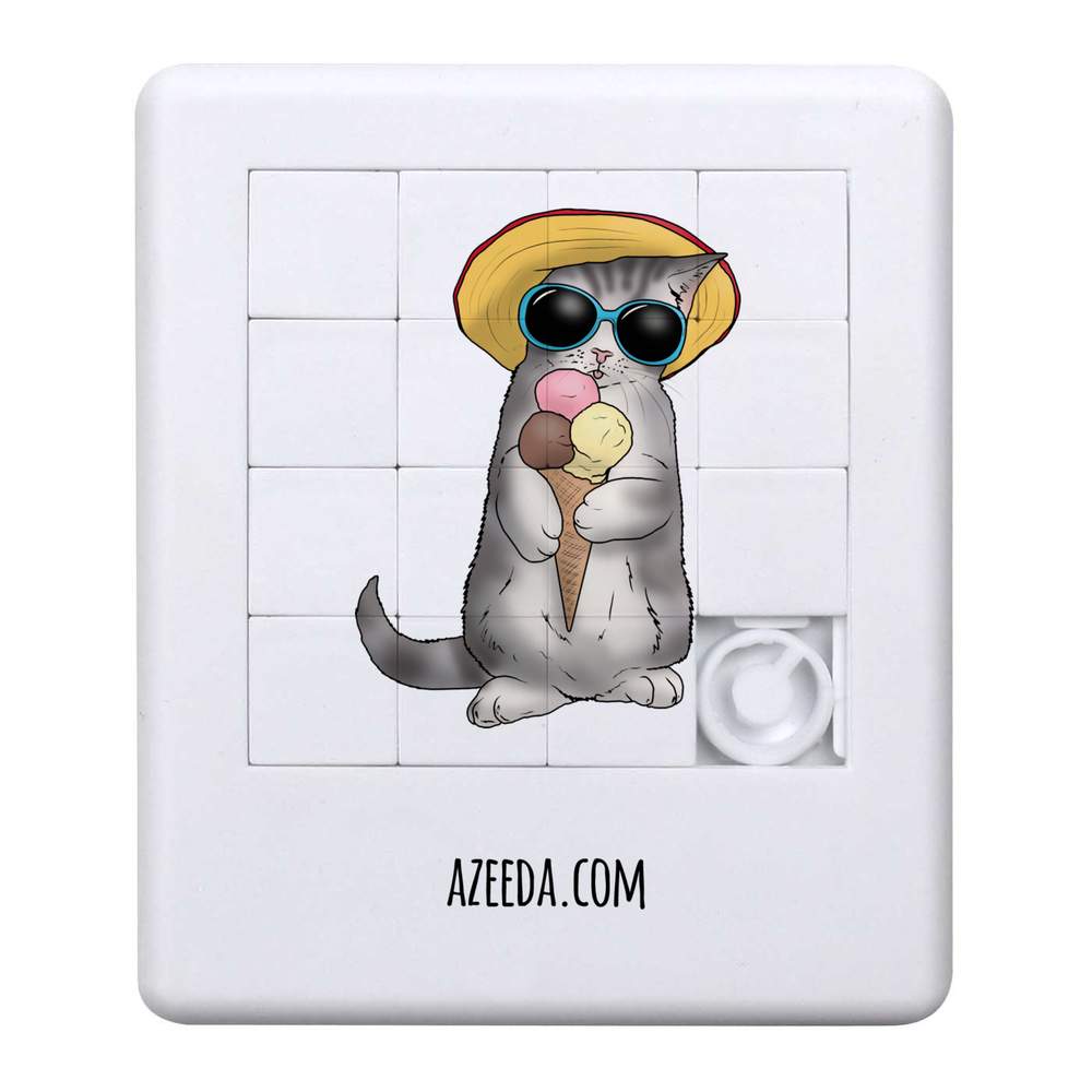 'Summertime Cat' Sliding Puzzle (PZ00025145)