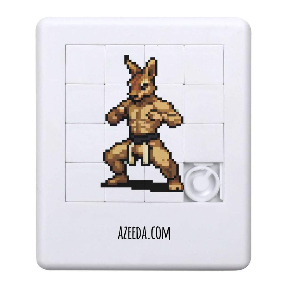 'Martial Arts Kangaroo Pixel Art' Sliding Puzzle (PZ00027650)