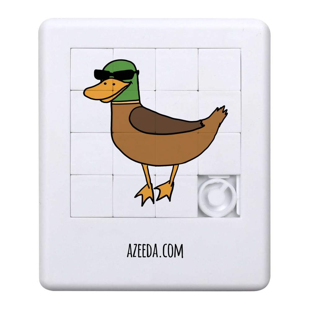 'Duck Wearing Sunglasses' Sliding Puzzle (PZ00029976)