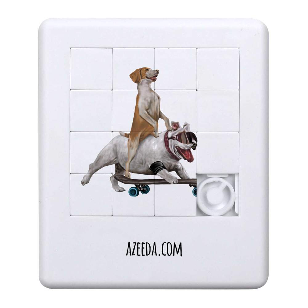 'Skateboarding Bulldog Adventure' Sliding Puzzle (PZ00030279)