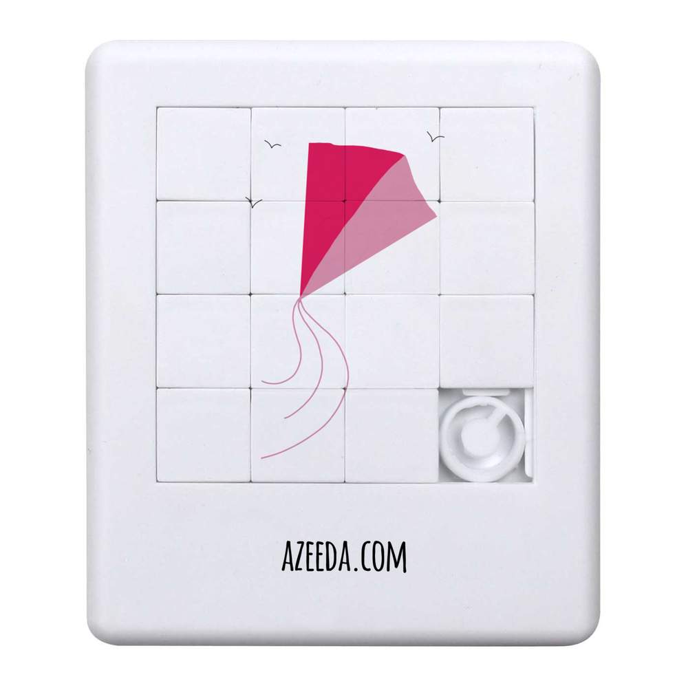 'Pink Kite Flying High' Sliding Puzzle (PZ00032236)