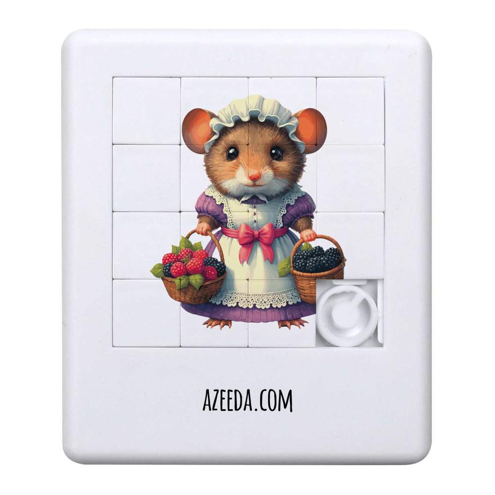 'Harvest Mouse With Fruit Baskets' Sliding Puzzle (PZ00032513)