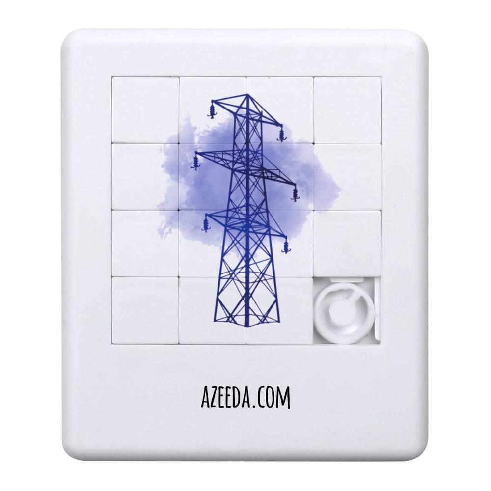 'Electric Pylon with Cloud' Sliding Puzzle (PZ00033627)
