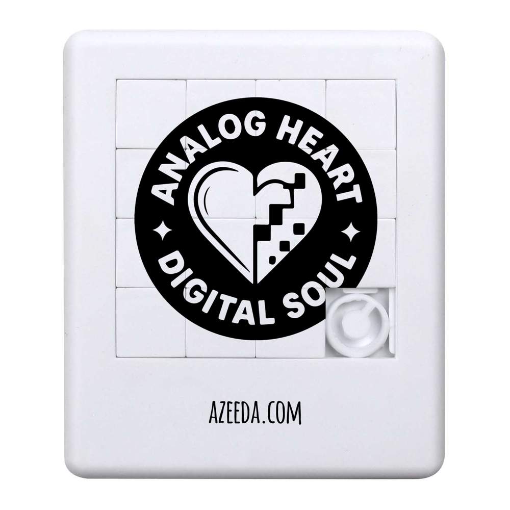 'Analogue Heart, Digital Soul' Sliding Puzzle (PZ00036780)