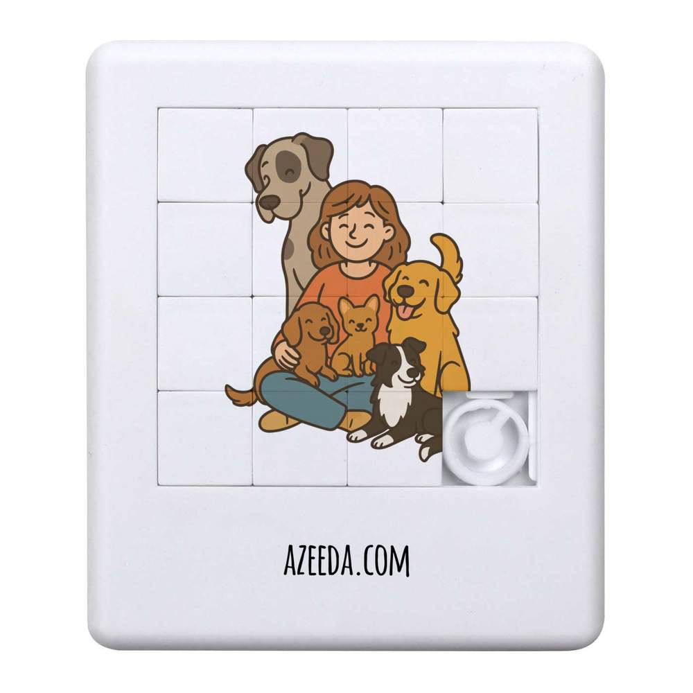 'Dog Lady Pet Lover' Sliding Puzzle (PZ00037520)