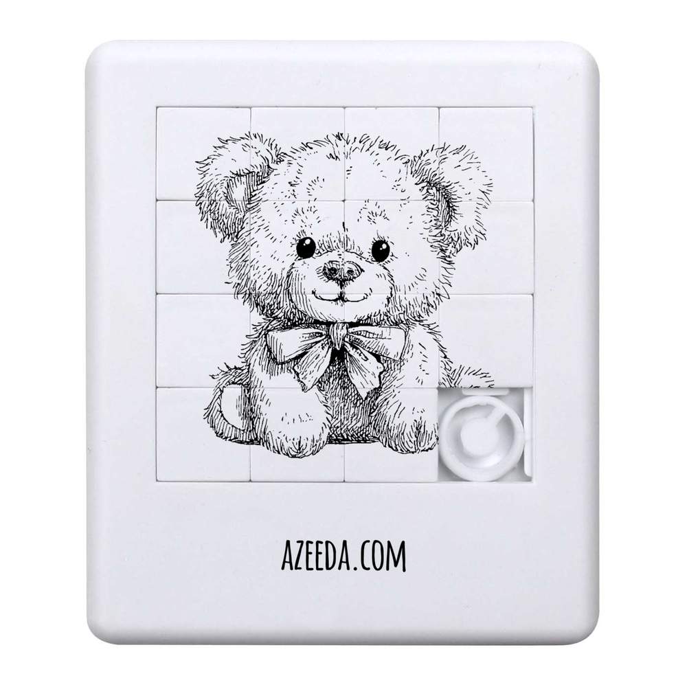 'Cute Teddy Bear Sitting' Sliding Puzzle (PZ00039954)