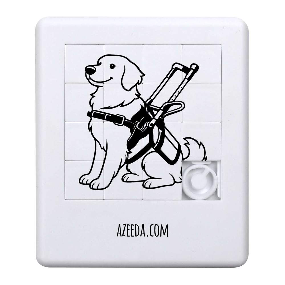'Service Dog Golden Retriever ' Sliding Puzzle (PZ00040286)