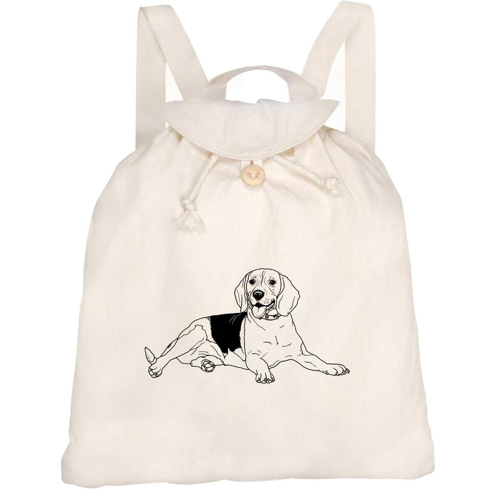 'Beagle' Canvas Rucksack / Backpack (RK00016388)
