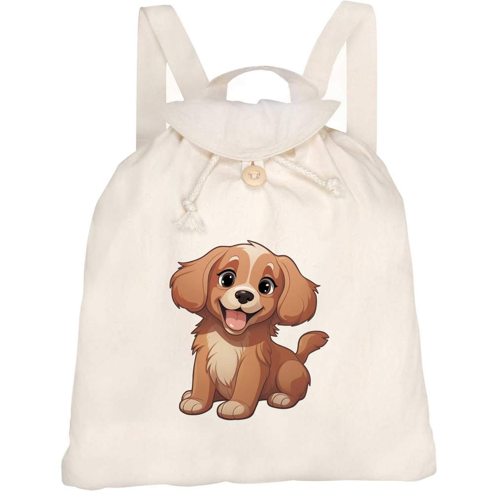 'Sussex spaniel' Canvas Rucksack / Backpack (RK00029625)