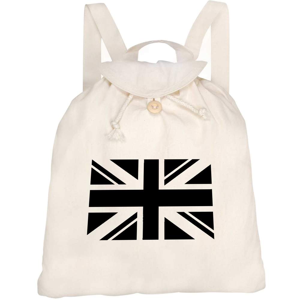 'Union Jack Minimalist' Canvas Rucksack / Backpack (RK00035001)