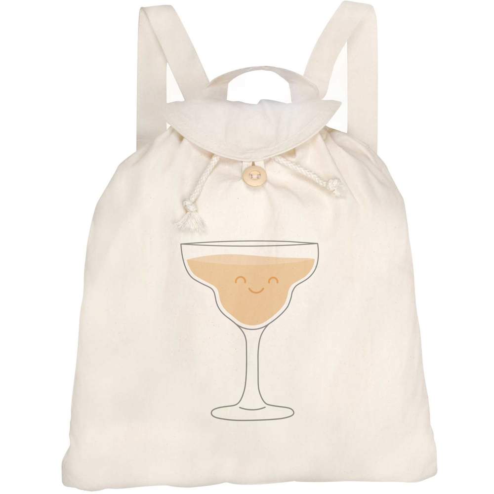 'Cocktail' Canvas Rucksack / Backpack (RK00039198)