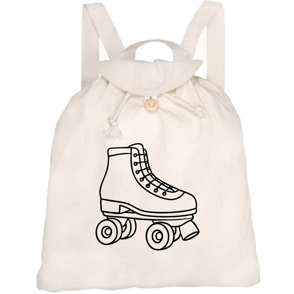 'Skate' Canvas Rucksack / Backpack (RK00039302)