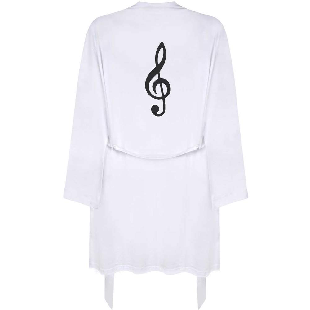 Medium 'Music Note' Adult Dressing Robe / Gown (RO00003905)