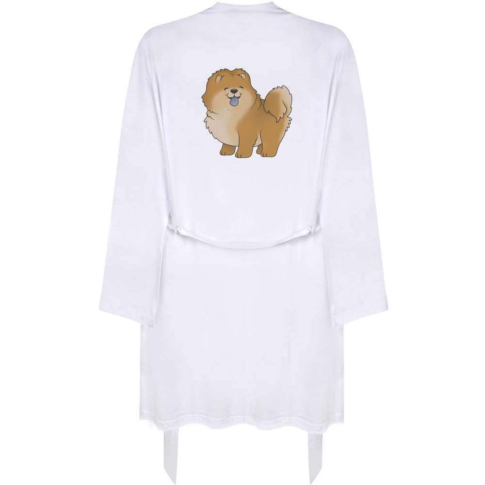 Medium 'Chow Chow Dog' Adult Dressing Robe / Gown (RO00047315)