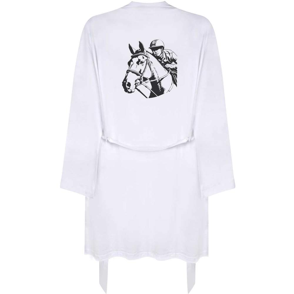 'Horse Rider' Adult Dressing Robe / Gown (RO048927) - Picture 5 of 8