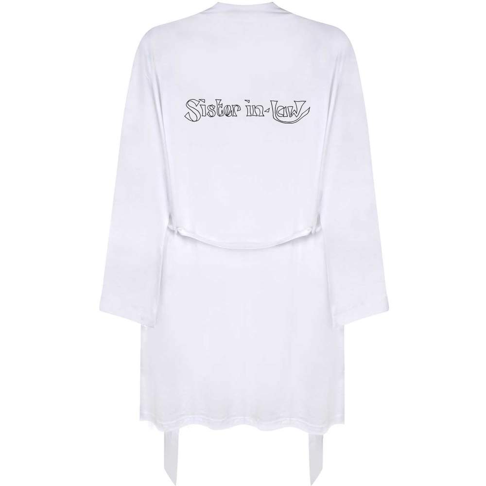 Robe / robe de chambre adulte « Sœur en droit officiel » (RO011683)