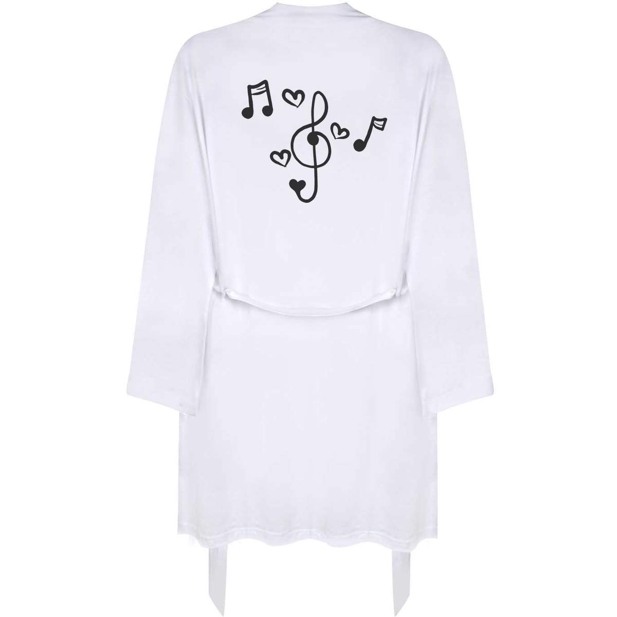 Small 'Music Notes' Adult Dressing Robe / Gown (RO00031315)