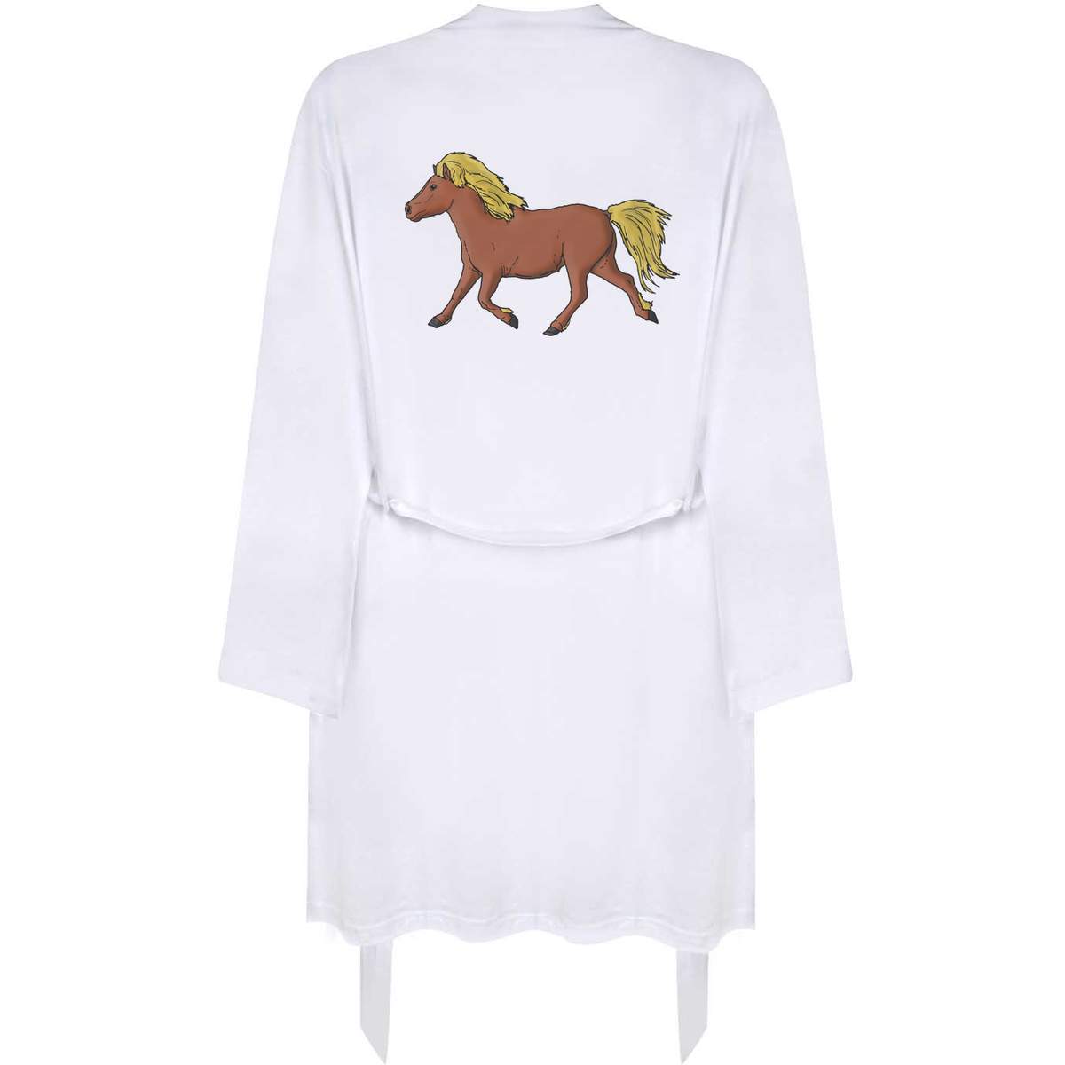 Small 'Running Shetland Pony' Adult Dressing Robe / Gown (RO00045544)