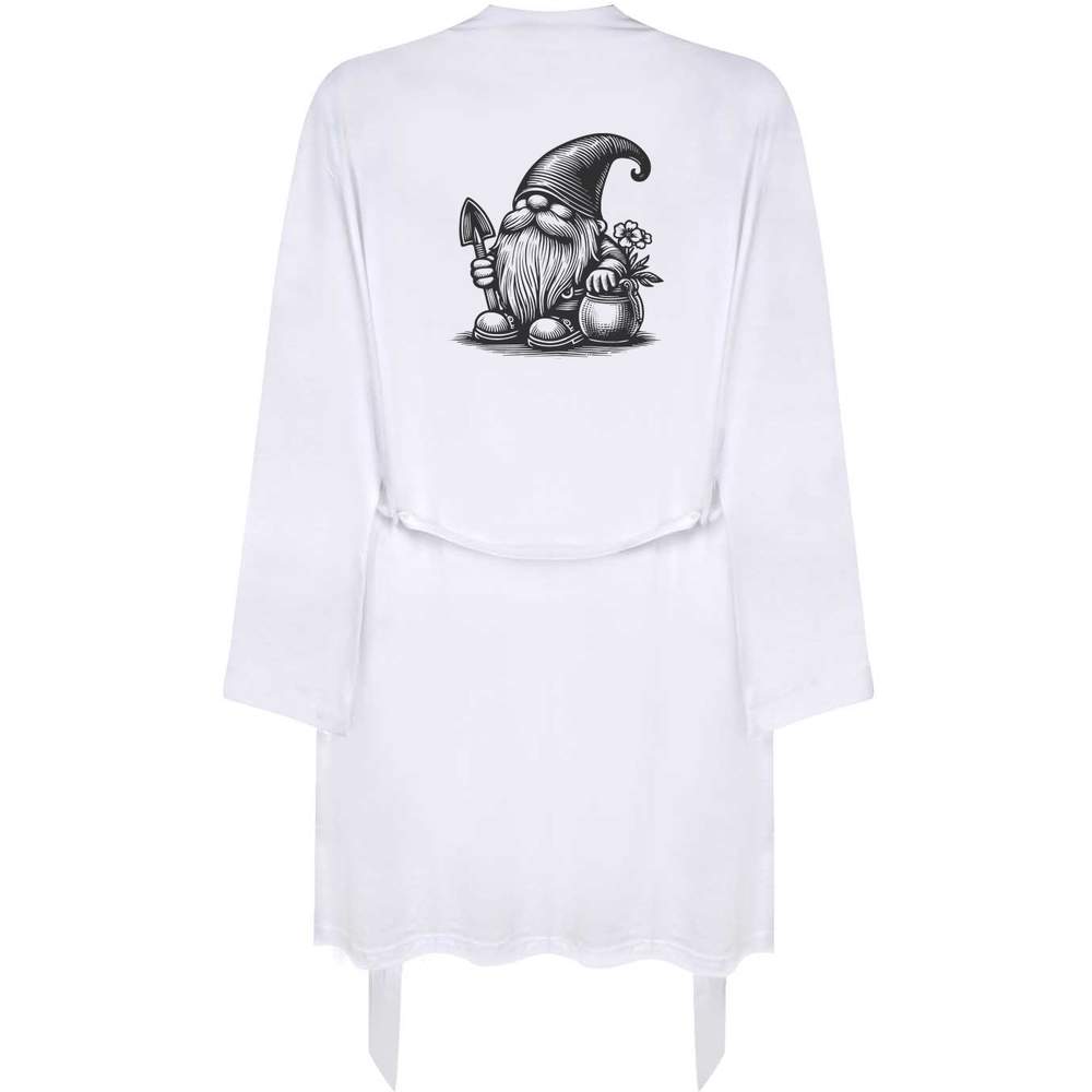 Small 'Garden Gnome With Trowel' Adult Dressing Robe / Gown (RO00097211)