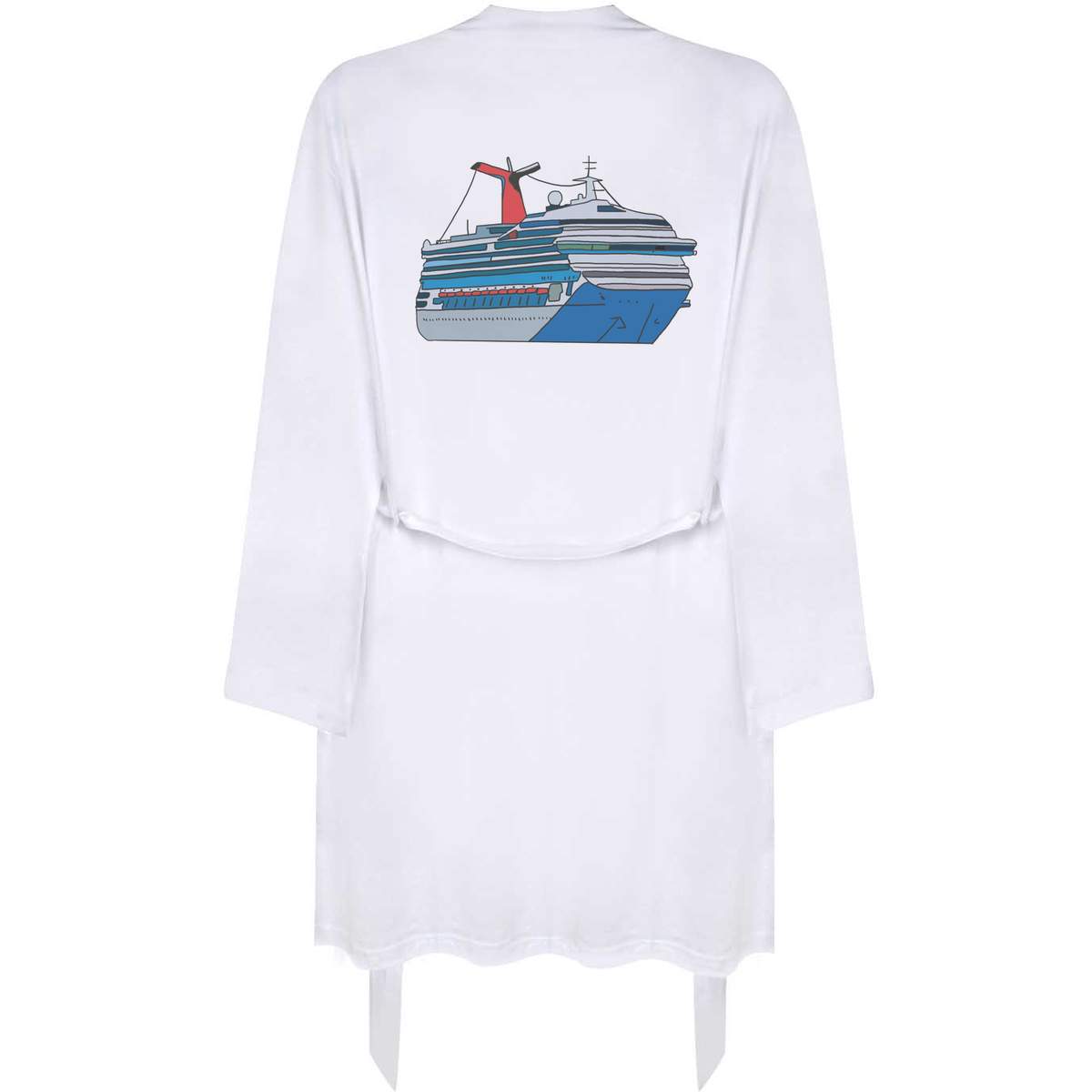 Small 'Cruise ship ' Adult Dressing Robe / Gown (RO00100880)