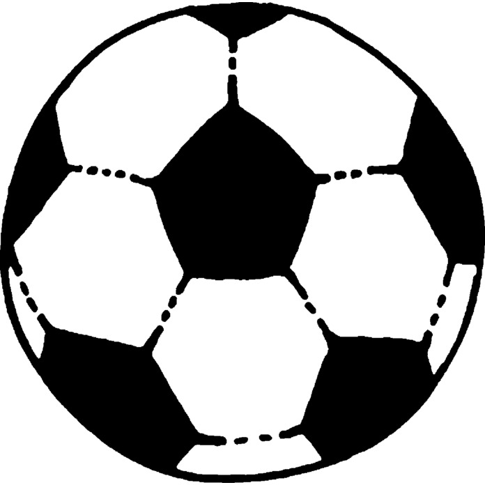 'Football' Unmounted Rubber Stamp - Classic Soccer Sports Equipment Graphic - For Crafting, Scrapbooking and Card Making - Size A7 (RS00001411)