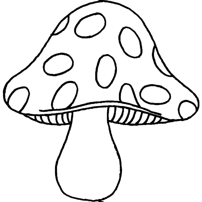 'Toadstool' Unmounted Rubber Stamp (RS006793)