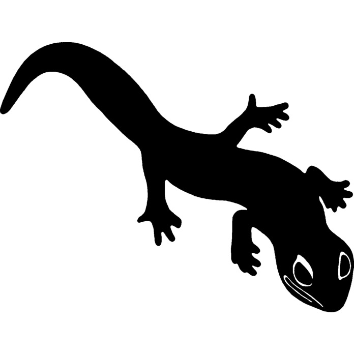 'Gecko' Unmounted Rubber Stamp - For Crafting, Scrapbooking and Card Making - Size A7 (RS00005086)