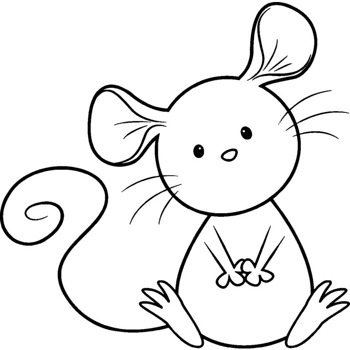 'Mouse' Unmounted Rubber Stamp - Craft Stamp for Scrapbooking, Card Making, Journals and Projects (RS022779)