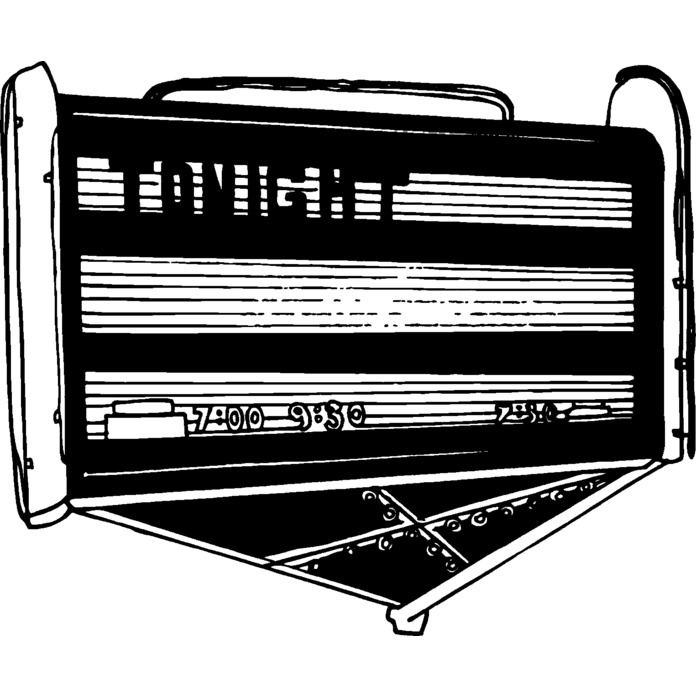 'Cinema Listings Sign' Unmounted Rubber Stamp - For Crafting, Scrapbooking and Card Making (RS015769)