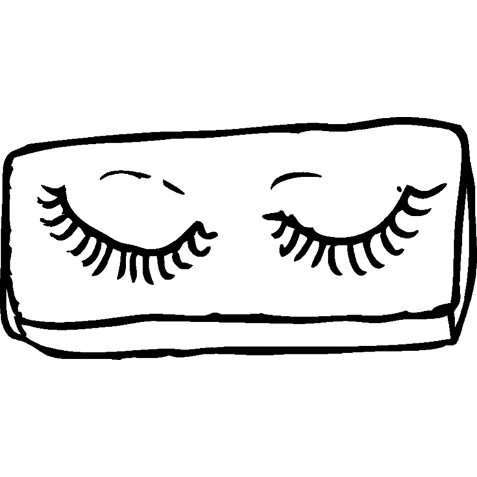 'False Eyelashes' Unmounted Rubber Stamp - For Crafting, Scrapbooking and Card Making - Size A7 (RS00009273)