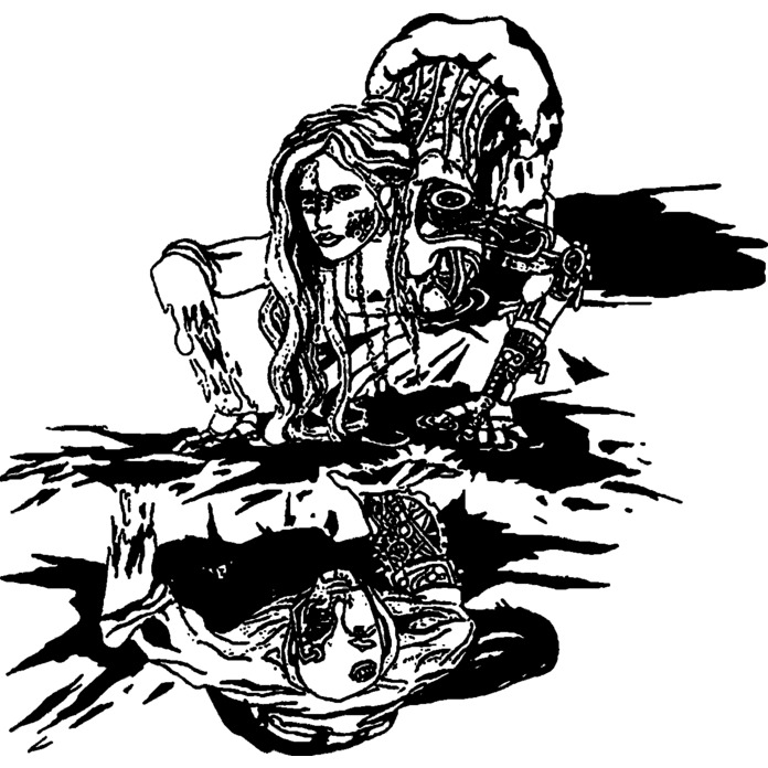 'Creepy Steampunk People' Unmounted Rubber Stamp - For Crafting, Scrapbooking and Card Making - Size A7 (RS00009364)