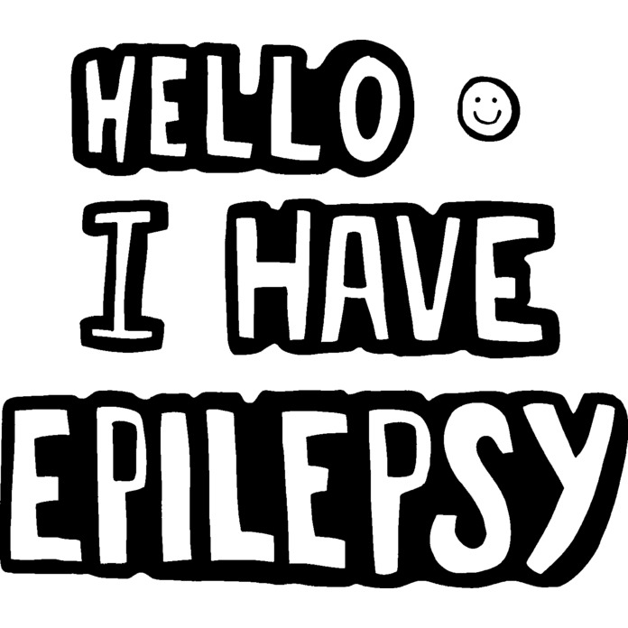 'Epilepsy Greeting' Unmounted Rubber Stamp - For Crafting, Scrapbooking and Card Making - Size A7 (RS00009586)