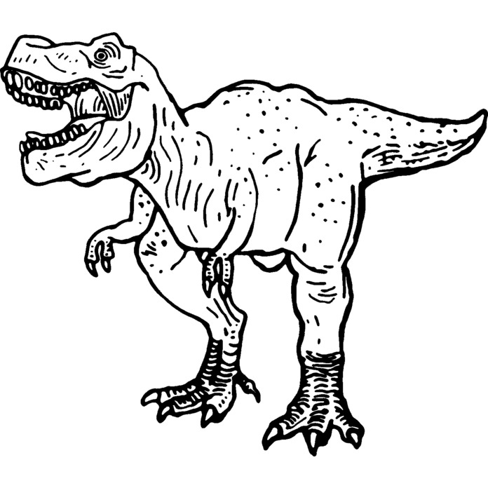 'T Rex Dinosaur' Unmounted Rubber Stamp (RS018212)