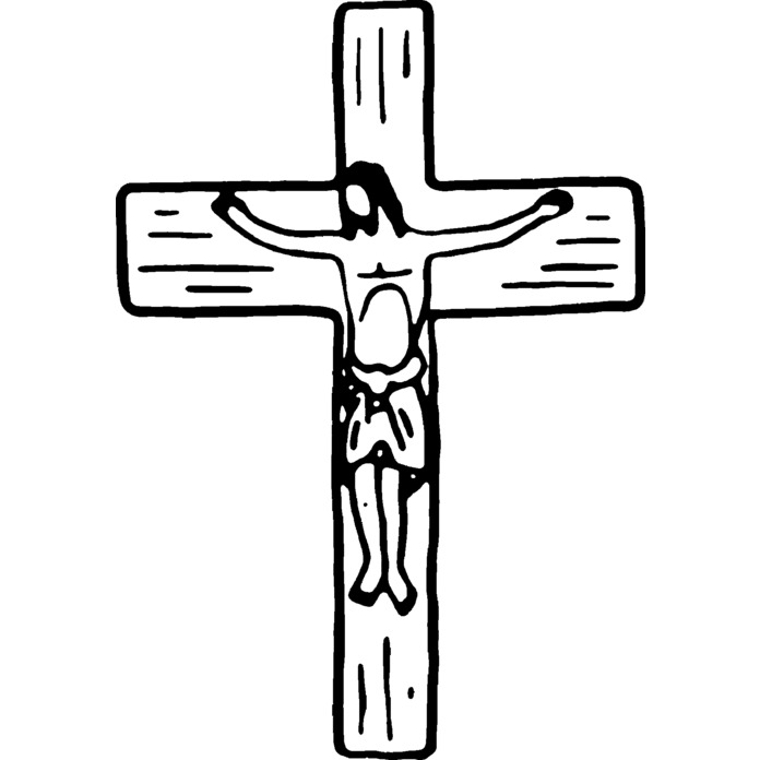 'Religious Cross' Unmounted Rubber Stamp - For Crafting, Scrapbooking and Card Making (RS018479)