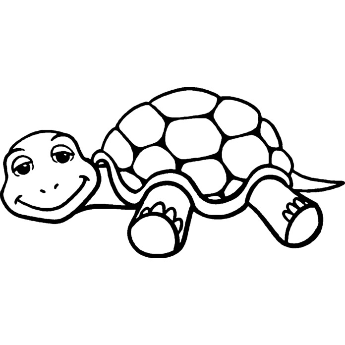 'Chilled Turtle' Unmounted Rubber Stamp - For Crafting, Scrapbooking and Card Making - Size A7 (RS00032798)