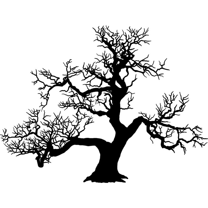 'Winter Tree' Unmounted Rubber Stamp -  For Crafting, Scrapbooking and Card Making - Size A7 (RS00039028)
