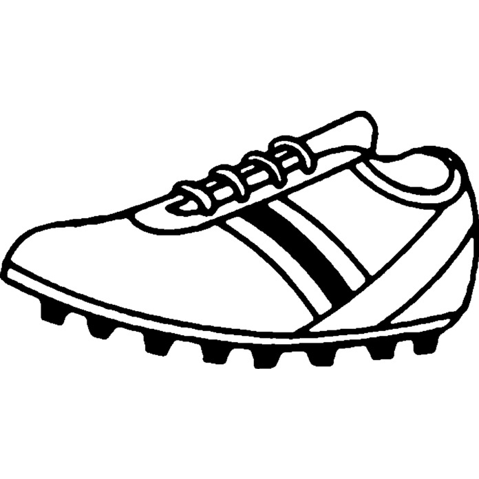 'Football Boot' Unmounted Rubber Stamp - For Crafting, Scrapbooking and Card Making (RS002462)