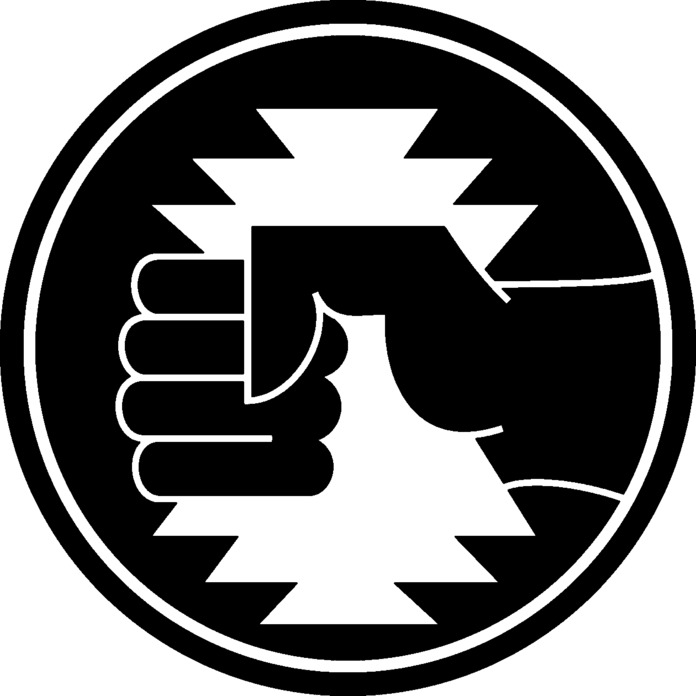 'Art Deco Hand Motif' Unmounted Rubber Stamp - For Crafting, Scrapbooking and Card Making (RS037539)